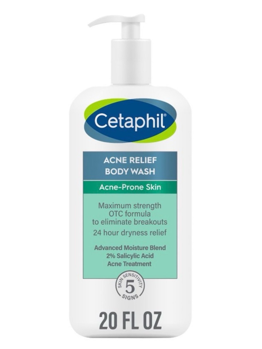 Cetaphil Acne Relief 2% Salicylic Acid Body Wash - 20 fl oz